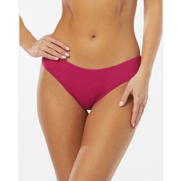 Vince Camuto Shirred Smooth Fit Cheeky Bikini Bottom - Picture 1 of 6